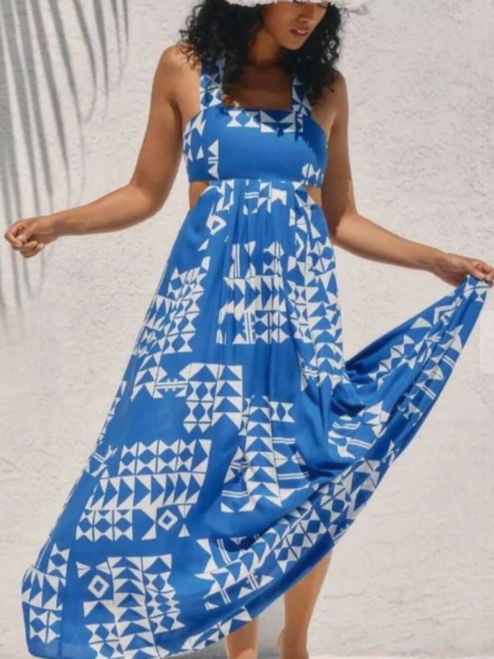 Anthropologie Piper Bandeau cutout maxi dress size M